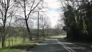 Driving Along The A449 & A438 From Ledbury To Eastnor, Herefordshire, England 9th March 2012