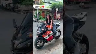 Girl test honda cbr. #honda #cbr1000rr #kawasaki #zseries #z1000