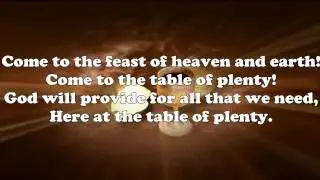 Table of Plenty lyrics
