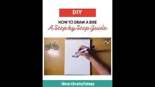 🚲 Sketch Your Dream Ride: How to Draw a Bike in 9 Easy Steps! 🎨 #howtodraw #artforkids