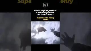 Superman descendo lentinho enquanto farma aura