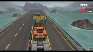 Turbo Driving Racing 3D Orange Car
