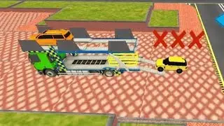 Crazy Car Transport Truck Game - Android Gameplay #1