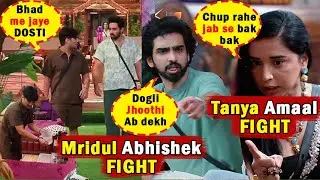 Bigg Boss 19 Today Episode Promo Mridul Abhishek Fight | Tanya Amaal Fight BB19