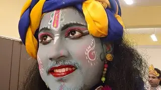 This is the first time in Shri Krishna Makeup look|Krishna Makeup Video(@deepartha)