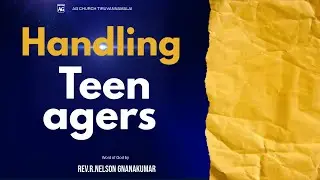 Handling Teen agers || 13 Apr 2025 || Sis.Selva Sujitha || AG Church TVM