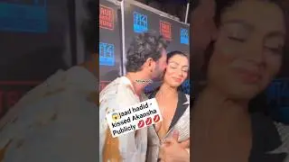 Jad hadid kiss Akasha Puri Publicly 😱💋💋💋 #jadhadid #kiss #biggbossott2 #viral #shortsvideo #shorts