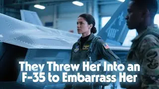 They Threw Her Into an F-35 to Embarrass Her — Her Flight Left a SEAL Commander on His Knees