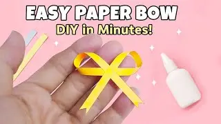 How to Make a Paper Bow &ndash; Easy DIY Step-by-Step