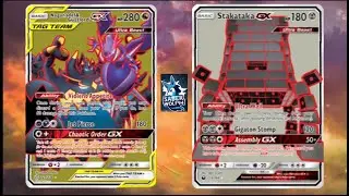 Pokemon TCG Online Expanded Naganadel Guzzlord GX Stakataka GX Matches!! August 2022