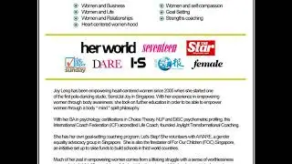Coaching for Heart-Centered Women with Transformational Coach Joy Leng