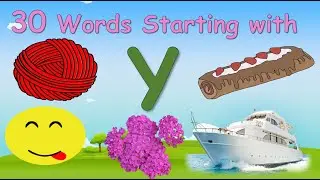 30 Words Starting with Letter Y ||  Letter Y words || Words that starts with Y