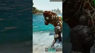 Domando o dino de 25R$ | PYROMANE | ARK ASCENDED THE CENTER #shots #arksurvivalascended