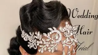 MY BRIDAL / WEDDING HAIR TRIAL | SIMPLYY NEE