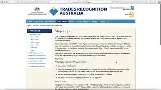 Explanation of Job ready Program
