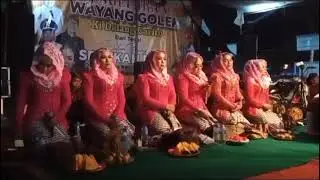 Pagelaran Wayang Santri Bersama ki Dalang Carito dari Tegal Rangka Sedekah Bumi di Desa Jatirejo