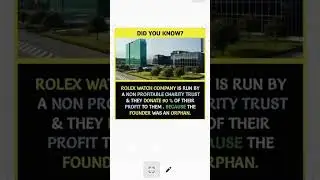 Rolex watch company 🏢 # did you know Facts #youtubeshorts #ytshorts #viralshorts #youtubeoriginal