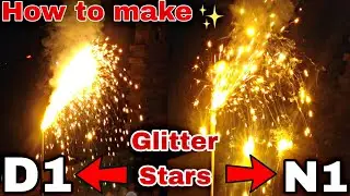 How to make glitter stars | D1 and N1