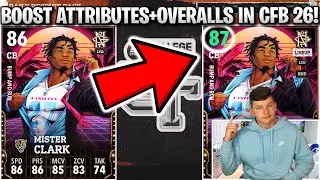 HOW TO BOOST PLAYERS ATTRIBUTES AND OVERALLS IN CFB 26 ULTIMATE TEAM!
