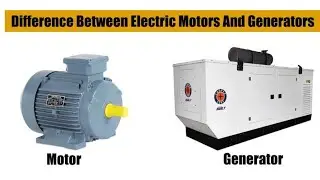 Difference between motor and generator in hindi | इलेक्ट्रिक मोटर और जनरेटर में अंतर |