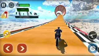 Police Bike Stunt Games : Mega Ramp Stunt : मस्त गेम गाड़ी वाला : मजेदार गाड़ी गेम : गाड़ी वाला गेम