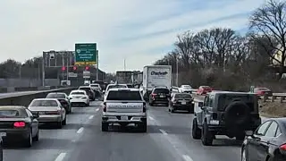 1/24/25, Trucking the I-95 Corridor: Oxon Hill to Quantico, VA &ndash; A Smooth Haul On  Interstate - 4k