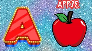 A is for Apple 🍎 | ABC Phonics Cartoon Song for Kids | Learn Alphabet with Fun | ABCD