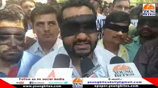 PHE Casual, CP Workers  protest for their long pending demands