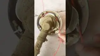 Nylon rope mowing head mower