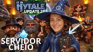 ATUALIZOU! | Em busca da NOVA MAGIA | HYTALE #11 | AO VIVO 2K 60FPS