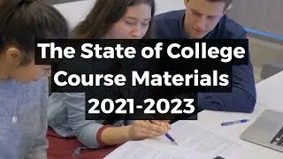 The State of College Course Materials 2021-2023