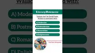 Which Literary Movement? | Infinite Jest by David Foster Wallace #shorts #literaturequiz