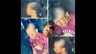 Small Feed-In Braid Ponytail
