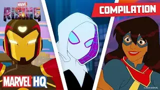 Epic Marvel Girl Power Moments 🦸&zwj;♀️ | Compilation | Marvel Rising