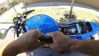 Asi me va, un d&iacute; normal en mi vida. Honda CB1 400cc. Salvando la especia
