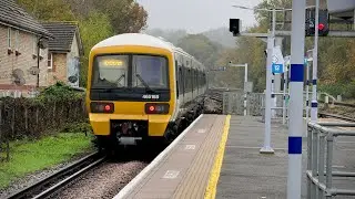 Class 465 departing Grove Park bound for Sevenoaks 