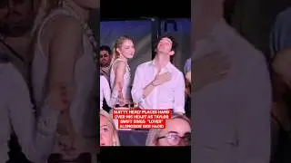 Matty Healy&rsquo;s Hand Is On His HEART As Taylor Swift Sings &ldquo;LOVER&rdquo; Alongside Gigi Hadid!