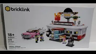 Bricklink Designer Lego 910011 1950s Diner review
