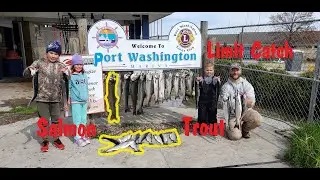 Limit Catch Salmon and Trout Fishing NFN Lake Michigan Adventure #1 (Coho Action)