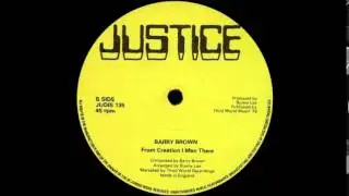 12'' Barry Brown - From Creation I Man There (&dub)