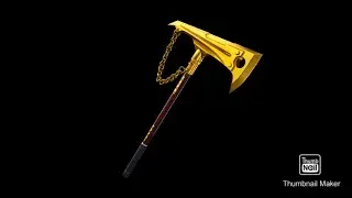 Fortnite Golden King Pickaxe Gameplay