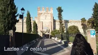Garda Lake Winter 2023 Januar. 4k.