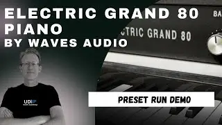 Waves Electric Grand 80 Piano - Demo (no talking) - Get that classic sound and more #udiaudio