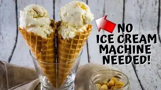 The SECRET to SOFT NO CHURN Macadamia Nut ICE CREAM