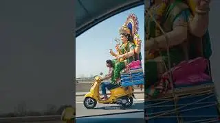 women can do anything 💪#durgapuja #durgha #hindufestival