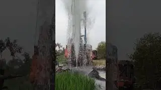 High pressure water borewell drilling #shorts #short #shortvideo #trending #trendingshorts #borewell