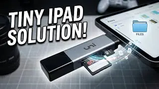 I found the best tiny card reader for iPad and Computers | UNI SD Card Reader