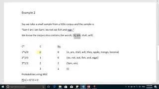 Good Turing Algorithm Part 2