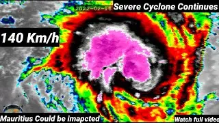 Cyclone Emnati Update|Emnati is located 763 km northeast of Port Louis, Mauritius #cycloneemnati