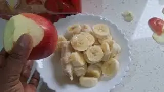 Банан и яблоко (сладость) // #натуральныйсахар #сладость #подписаться